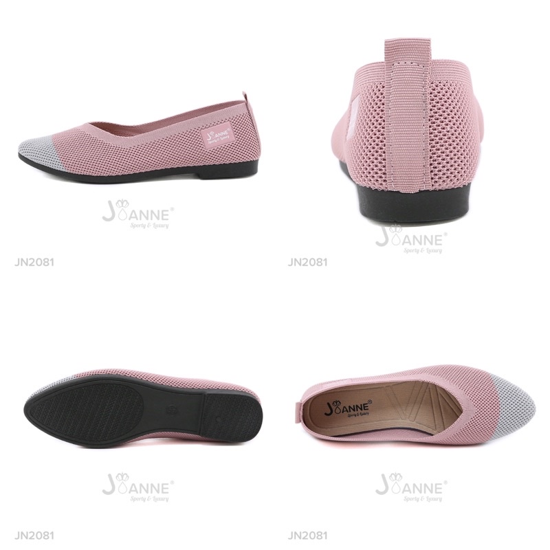 SALE! [ORIGINAL] JOANNE FlyKnit Flat Shoes Sepatu Wanita #JN2081