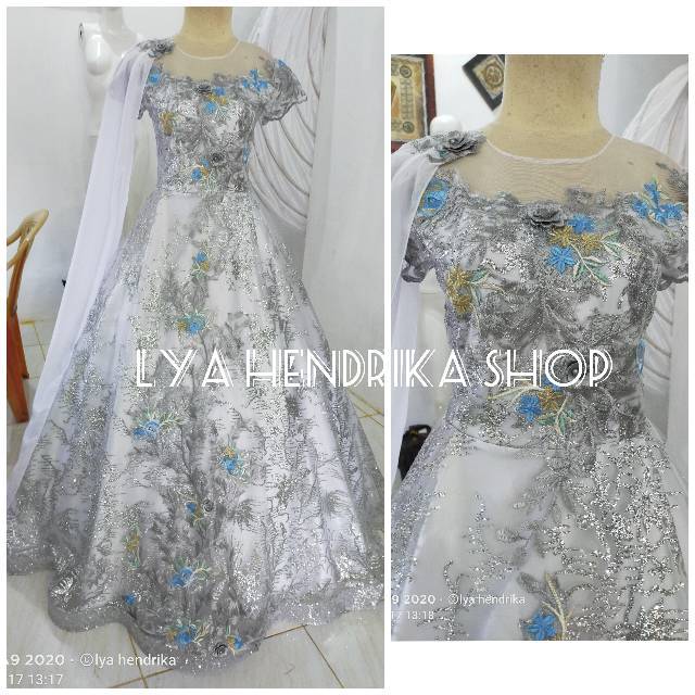 Baju penyanyi/pesta candy Tile akar 3D