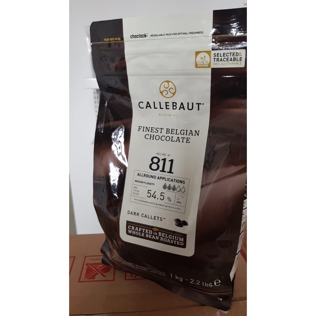 

Callebaut dark chocolate couverture 54 % - 1 kg