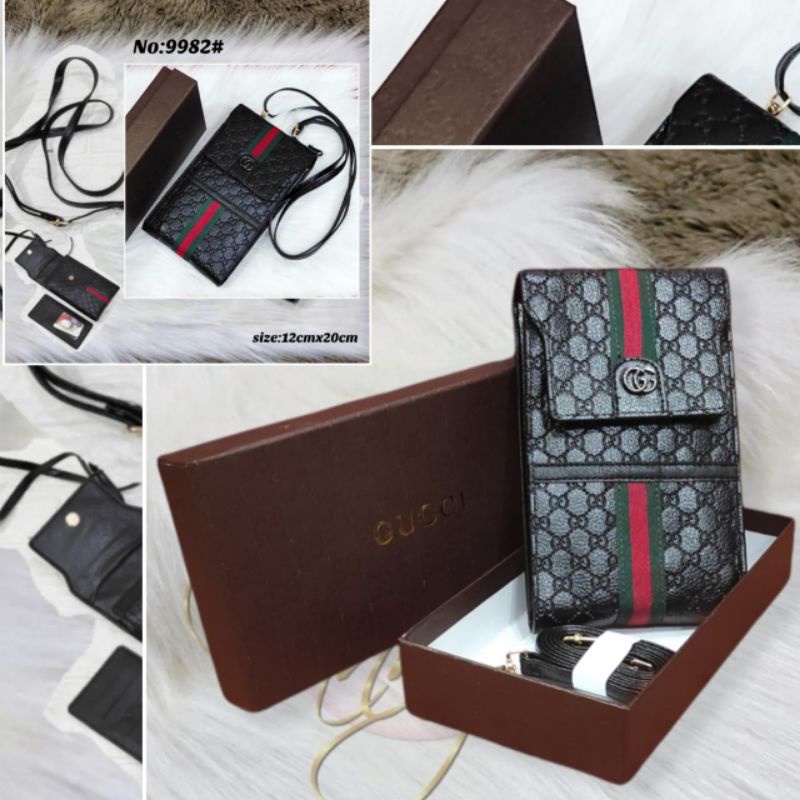 Tas Hp Dompet Hp Tempat Kartu Tas Pria Tas Wanita Import Branded Premium G-9982