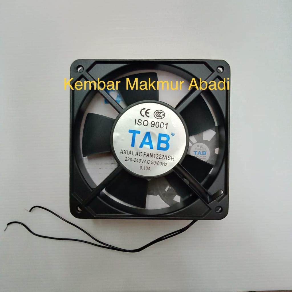 Panel Cooling Fan 4 in ( 12x12x2,5 cm) AC 220V TAB XF1222ASH - MURAH