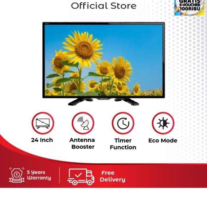 full layar TV LED 24 inch HD Ready Smart TV Televisi Murah