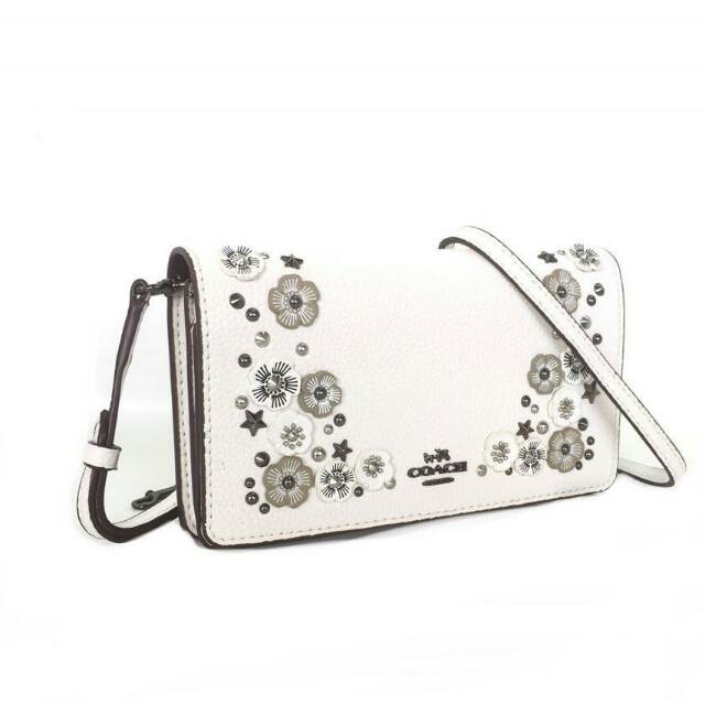 Coach foldover crossbody clutch tas selempang bag ORI ORIGINAL