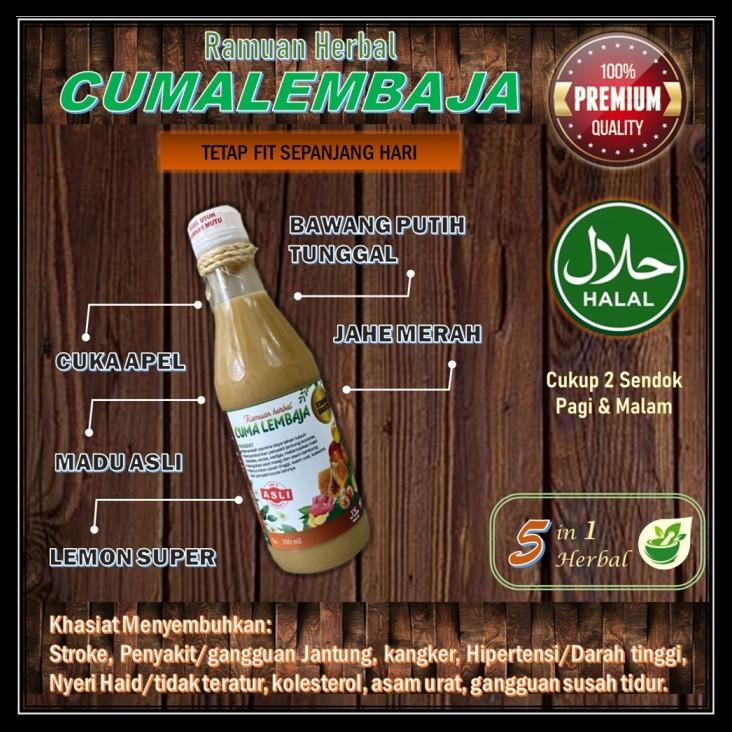 

DISKON TERBATAS !!! RAMUAN HERBAL CUMALEMBAJA 620ML (JUS BAWANG LANANG) TERLARIS