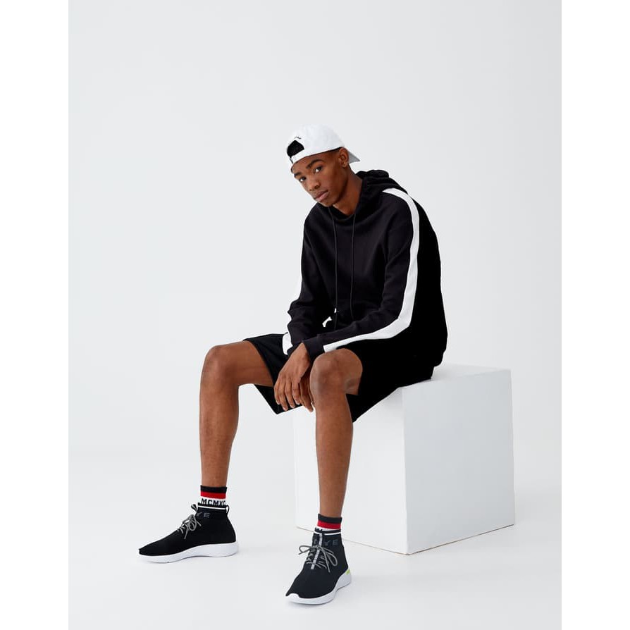 Jaket pria bomber kain tasland trand line musim semi musim dingin S6M4 Jaket Pria Distro Murah Cowok