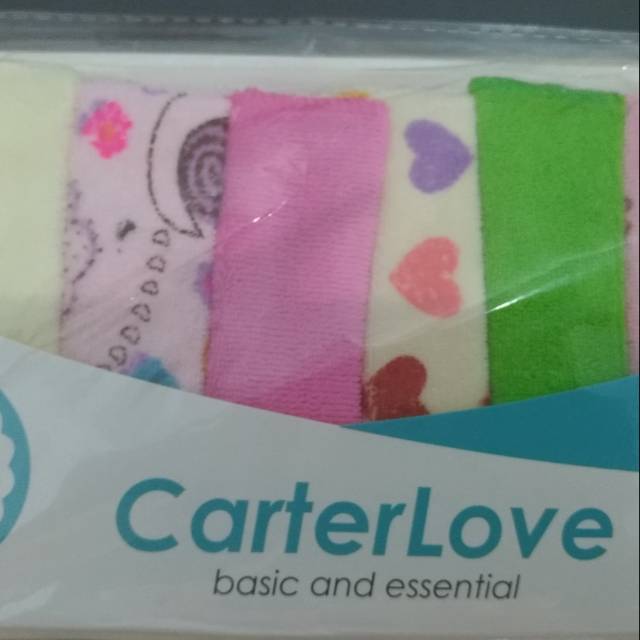 Handuk tangan / wash cloth bayi / sapu tangan bayi carter love