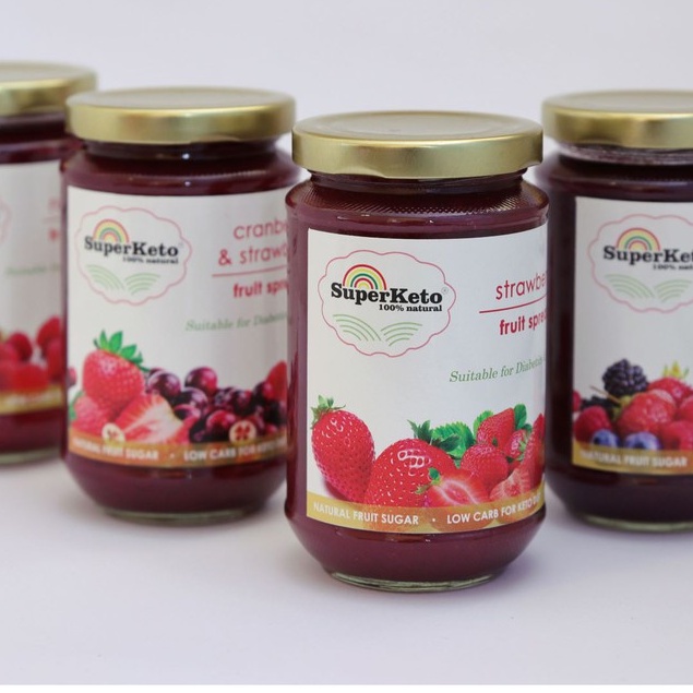 

Freshmax - SUPERKETO Bebas Gula - Family package 5 Jams Box