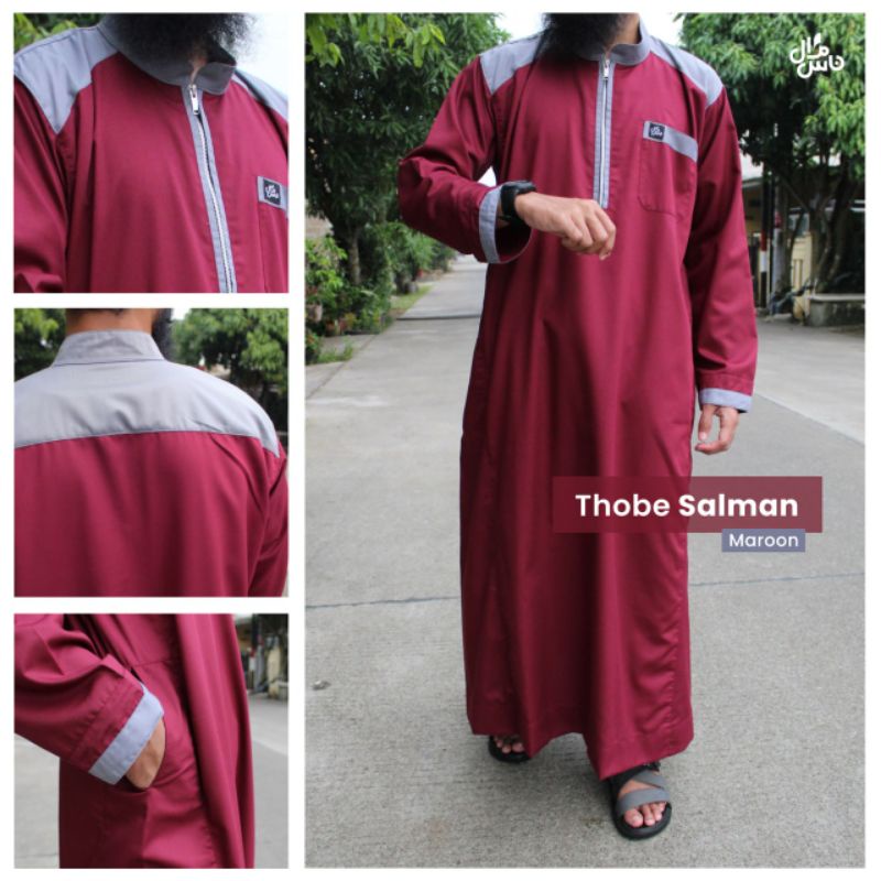 Jubah Gamis Pria Thobe Salman