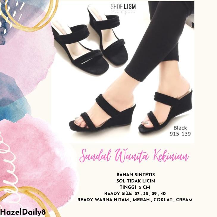 LVH Wedges Tali Wanita Slingback BAILEE // Wedges Korea // Wedges Wanita ORIGINALBRAND? .,.
