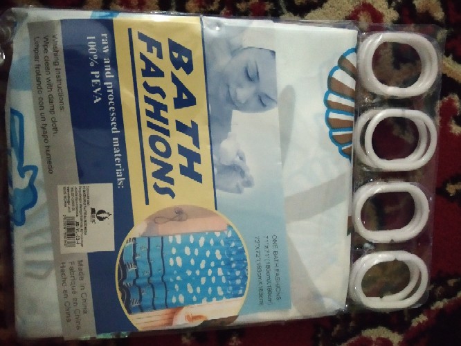 (anti Air)gorden  Kamar Mandi -bintang Laut- 180x180 Cm