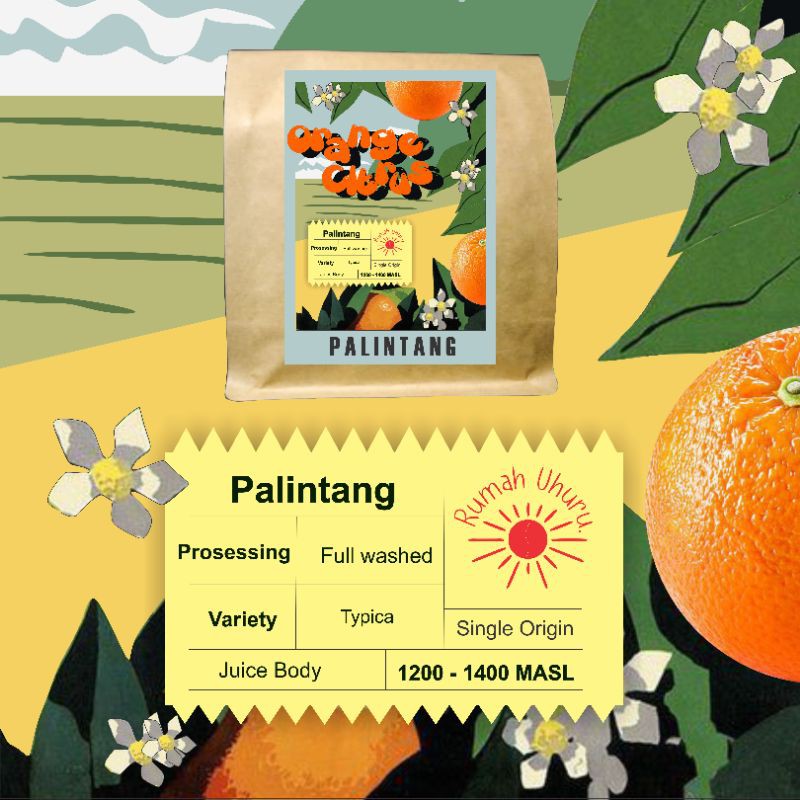 

Pak Lintang Orange Citrus - semi washed proses 200 gr