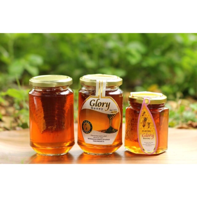 MADU GLORY HONEY ORIGINAL 400 GR / MADU KESEHATAN / MADU ASLI