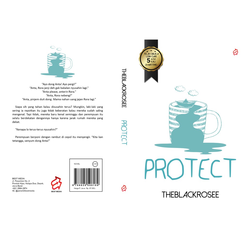 Buku Novel Protect | The Black Rose | 100% Original