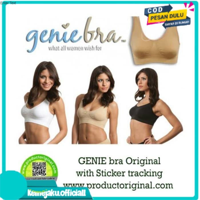 KO  PREMIUM Big Size BRA Paket 3 warna / BOX BH Sport Bra ORI GENIE BRA CLASSIC / MADE IN JAPAN