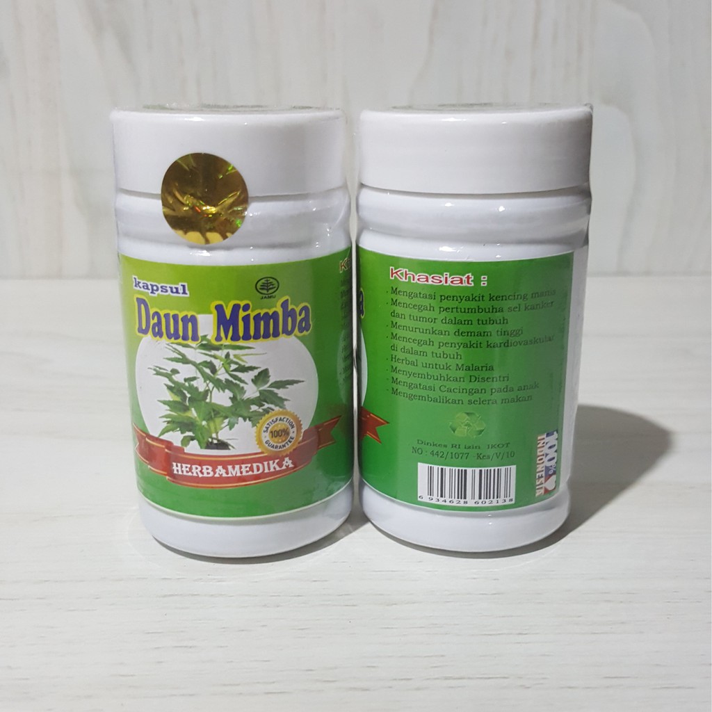 

KAPSUL DAUN MIMBA ISI 60 KAPSUL HERBAMEDIKA UNTUK MENGATASI DIABETES