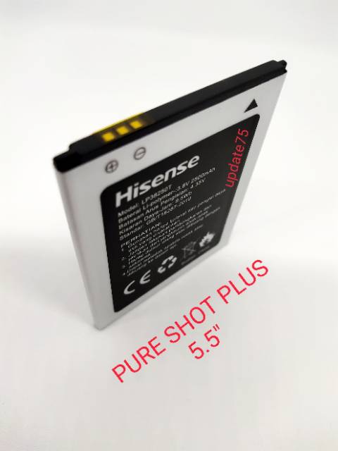 Baterai Smartfren Andromax Hisense Pure Shot Plus 5.5&quot;  Pureshot + LP38250T original