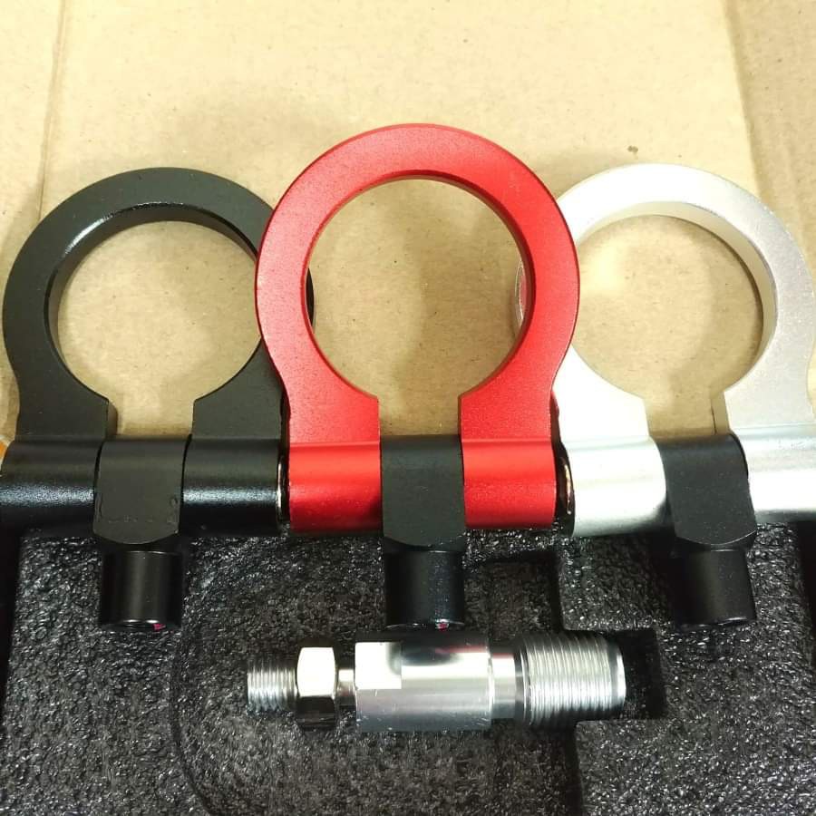 Towing Hook CAR/Alat Derek Mobil Depan Agya,Ayla,Calya,Sigra - Besi Logam
