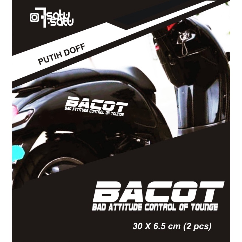 stiker motor Bacot