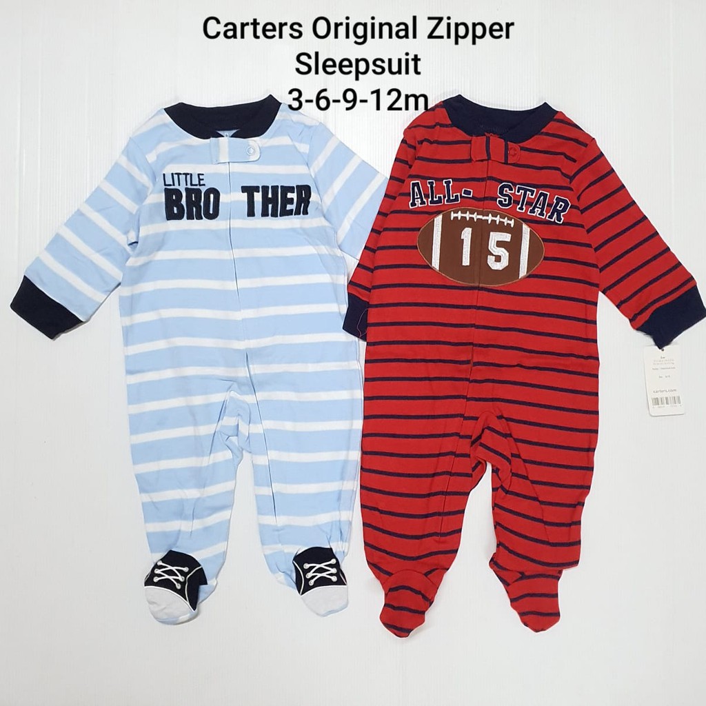 Single Sleepsuit Zipper/ Baju Tidur Bayi