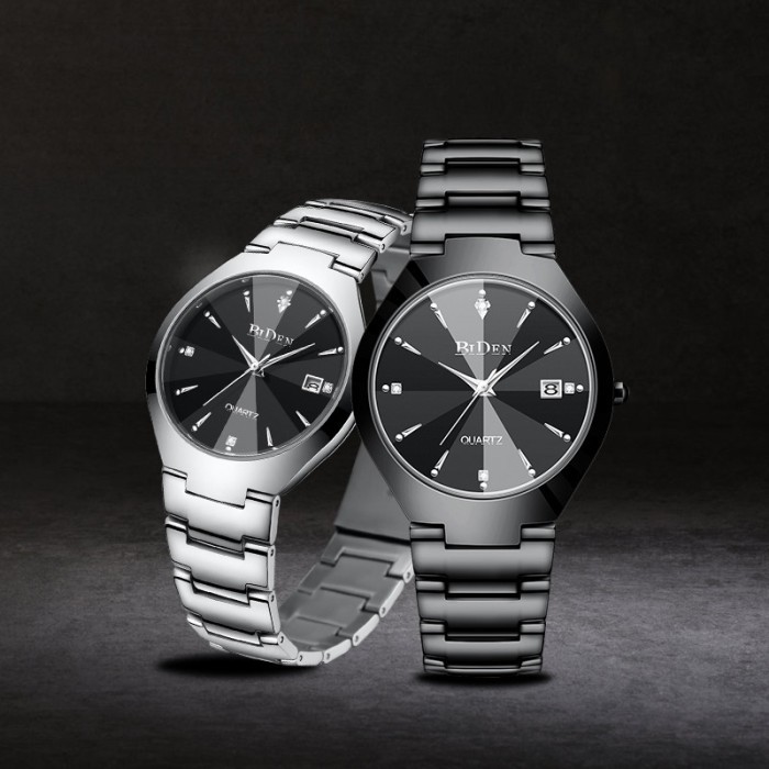 jam tangan pria BIDEN Bisnis Mewah Otomatis Date Tahan Air Kuarsa jam
