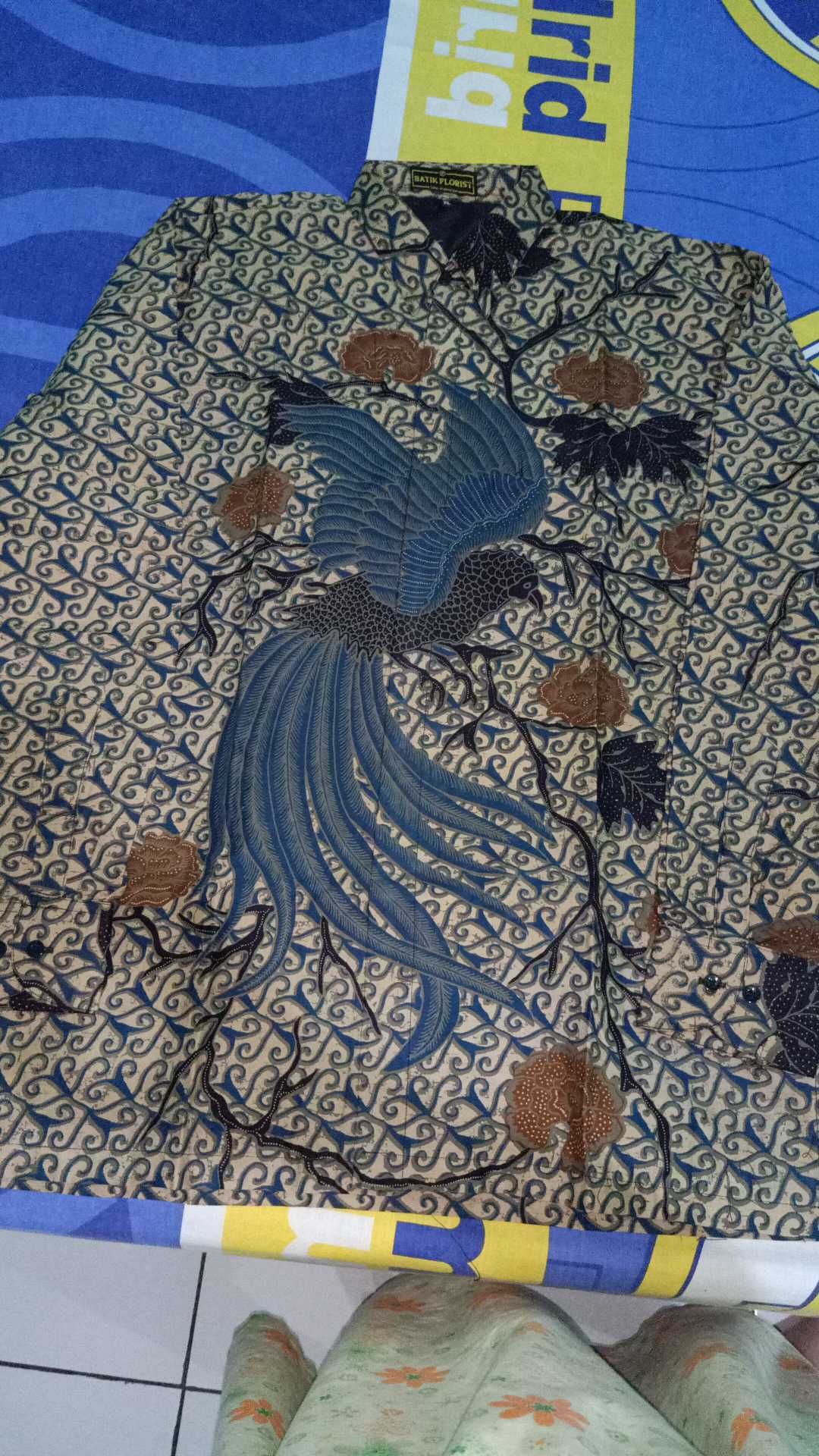 Cendrawasih Kemeja Batik Pria Full Furing Bahan Katun Halus Sragenan