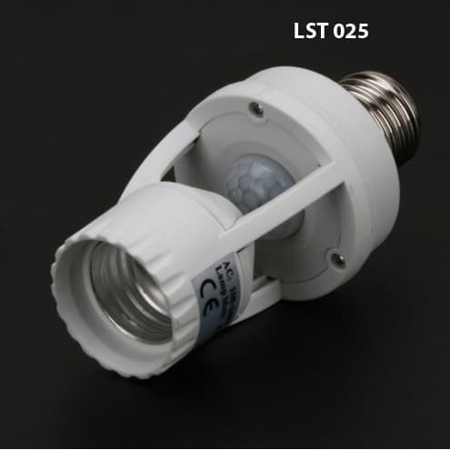 Dijual Motion Sensor Plug Socket E27 Fitting Lampu Gerak IR Infrared Otomatis Limited