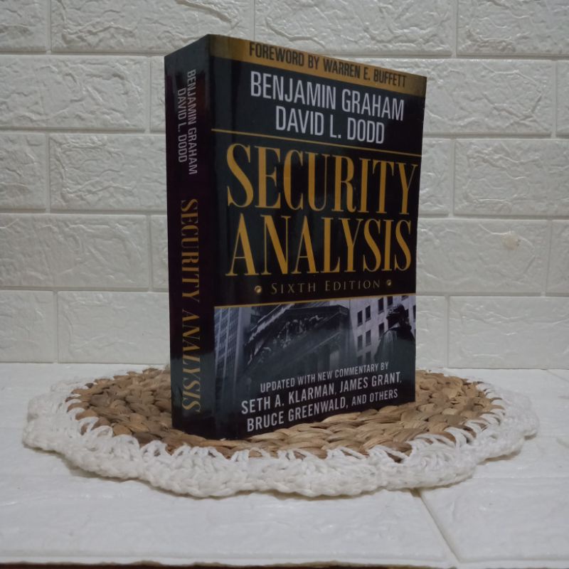 SECURITY ANALYSIS By: Benjamin Graham