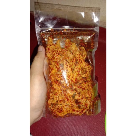 

Basreng extra pedas daun jeruk