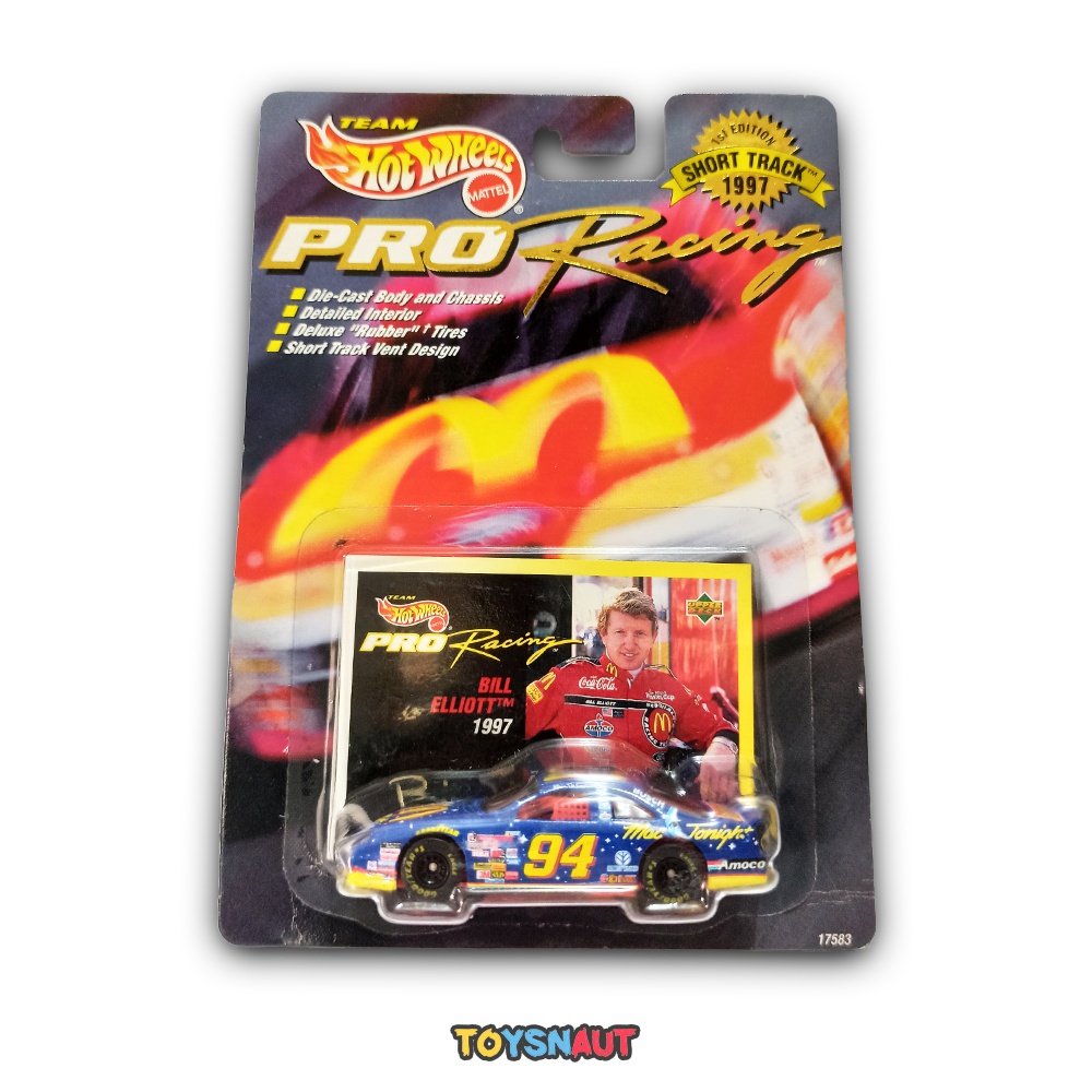 HW HotWheels Pro Racing #94 Ford Thunderbird Bill Elliott NASCAR 1997