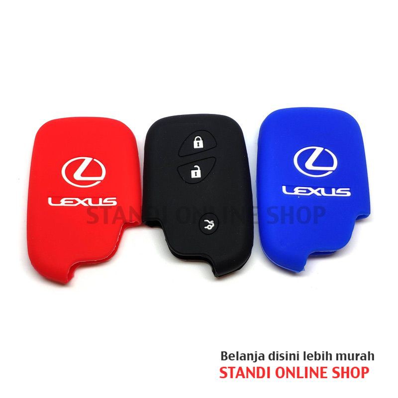 Kondom Kunci Silikon Remot Sarung Remote Smartkey Toyota Lexus 3Tombol