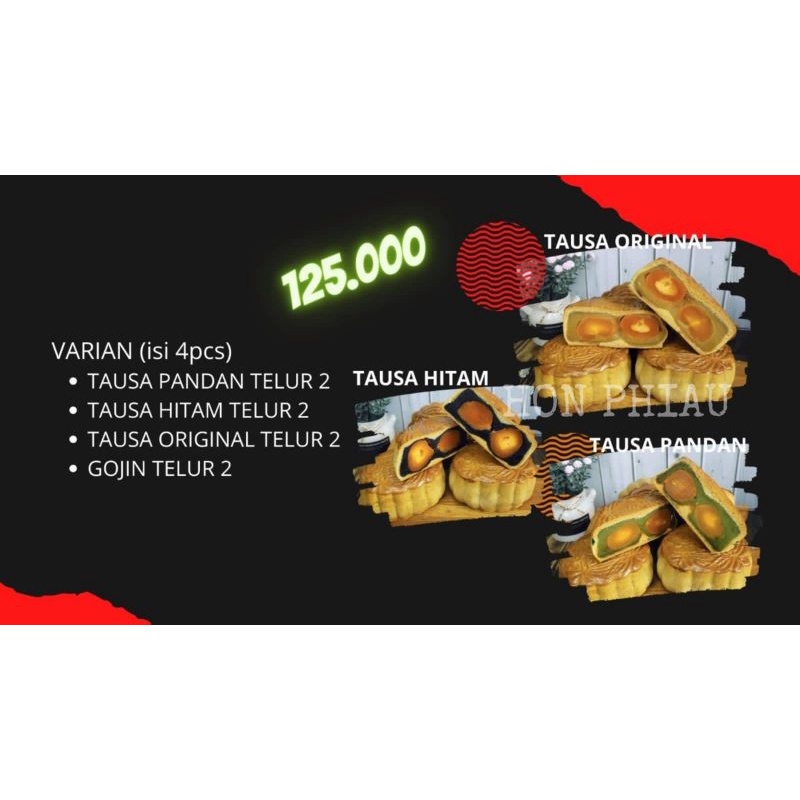 

Kue Bulan Isi Telur 2 merk Hon Phiau