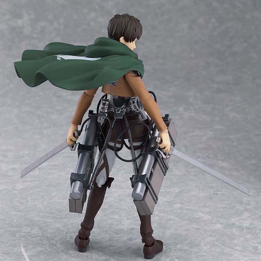 Lanfy Mainan Action Figure Levi Ackerman Bahan PVC Untuk Dekorasi Rumah Attack on Titan