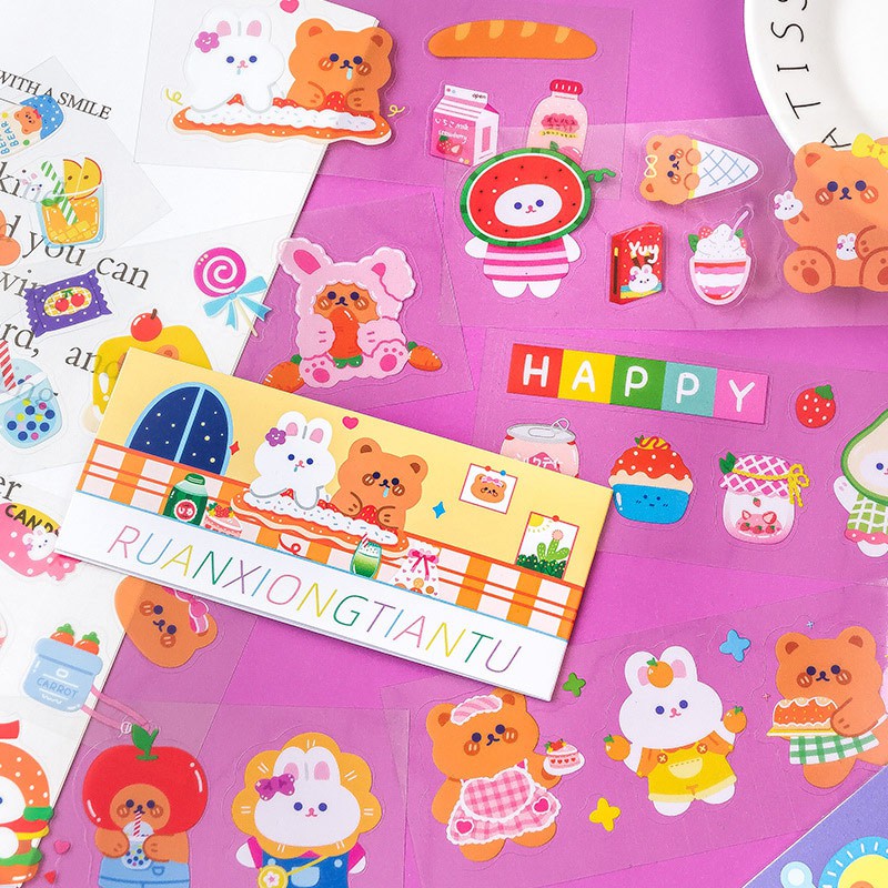 

Give You a Bite of Sweet Diary Deco Stickers / Stiker Lucu