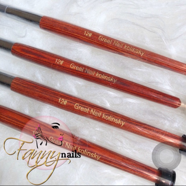 Nail brush no 12 NAIL EXTENSION KOLINSKY acrylic extension / kuas no12 akrelik nail extension