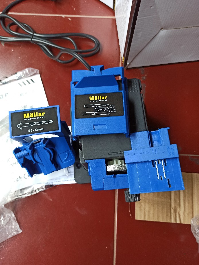 Mollar Mesin Pengasah Asah 3 In 1 Mata Bor - Pisau - Chisel Sharpener