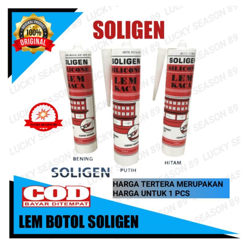 Lem Sealant Lem Kaca/Cilicone Putih Hitam Clear/Lem Botol