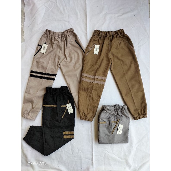 celana chinos jogger anak