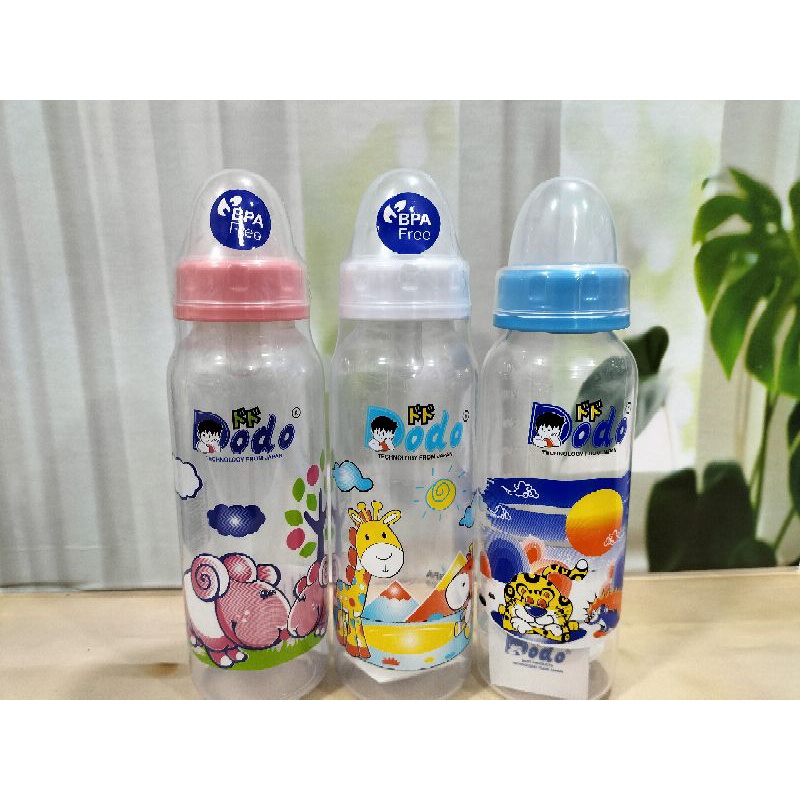 Botol Susu Dodo Dot Silicone 240 Ml /120 m/60 ml + Anti Sedak BPA free eko 8oz