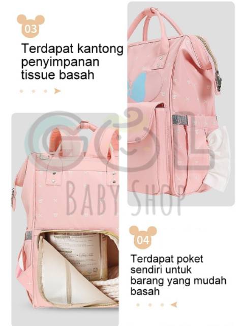 NEW PROMO TAS DIAPER DISNEY MOCHA SERIES ORI