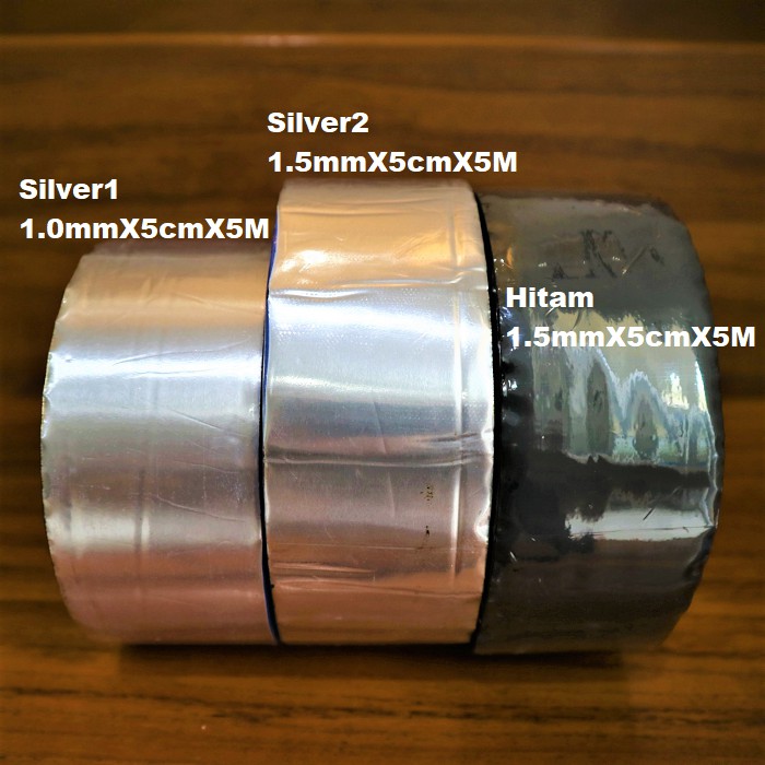 Lakban Anti Bocor Anti Air Tahan Panas Aluminium Foil Asphalt Tambal Atap Lem Talang Serba Guna