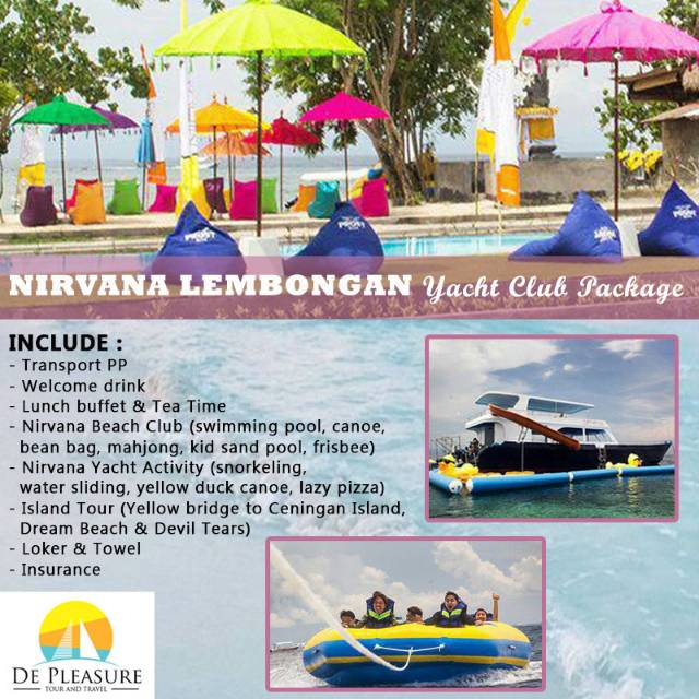 Nirvana Lembongan - Yacht Club Package (Paket Swimming Pool & Yacht Club)