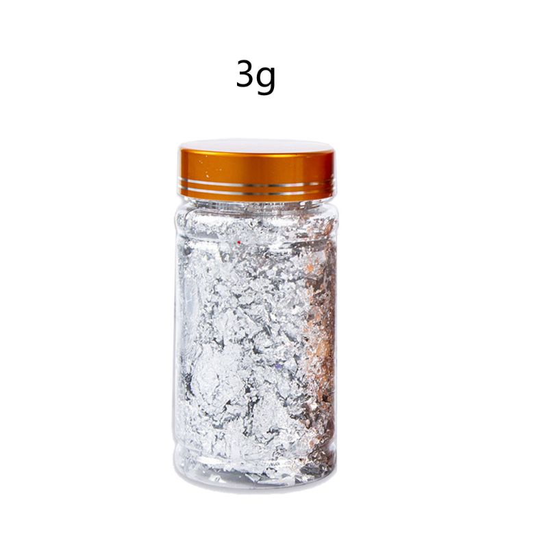 SIY  3 Colors Metallic Foil Flakes Sequins Glitters for Resin Painting Arts Nail Art