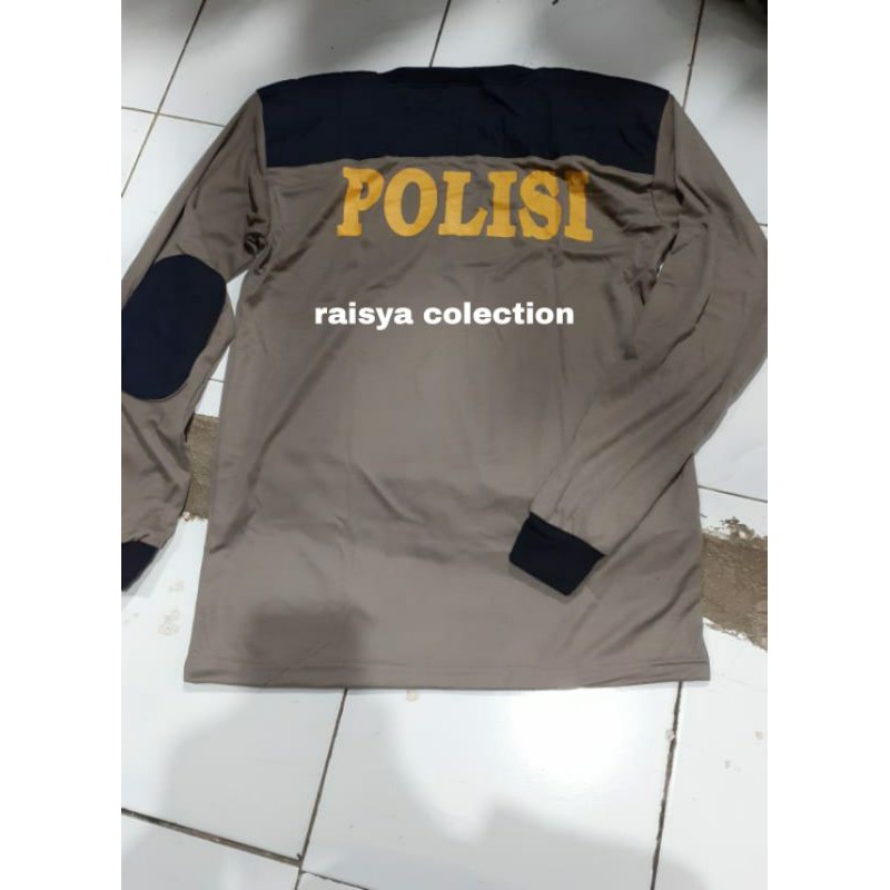 kaos polisi lengan panjang / kaos polri lengan panjang