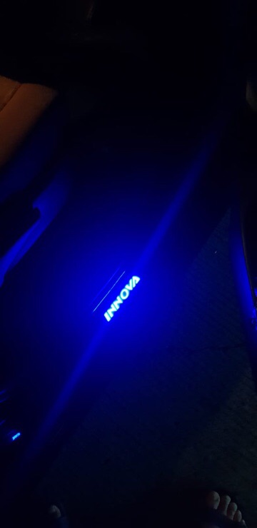 Sill Plate Injakan Kaki Mobil Lampu Led Toyota Innova Reborn