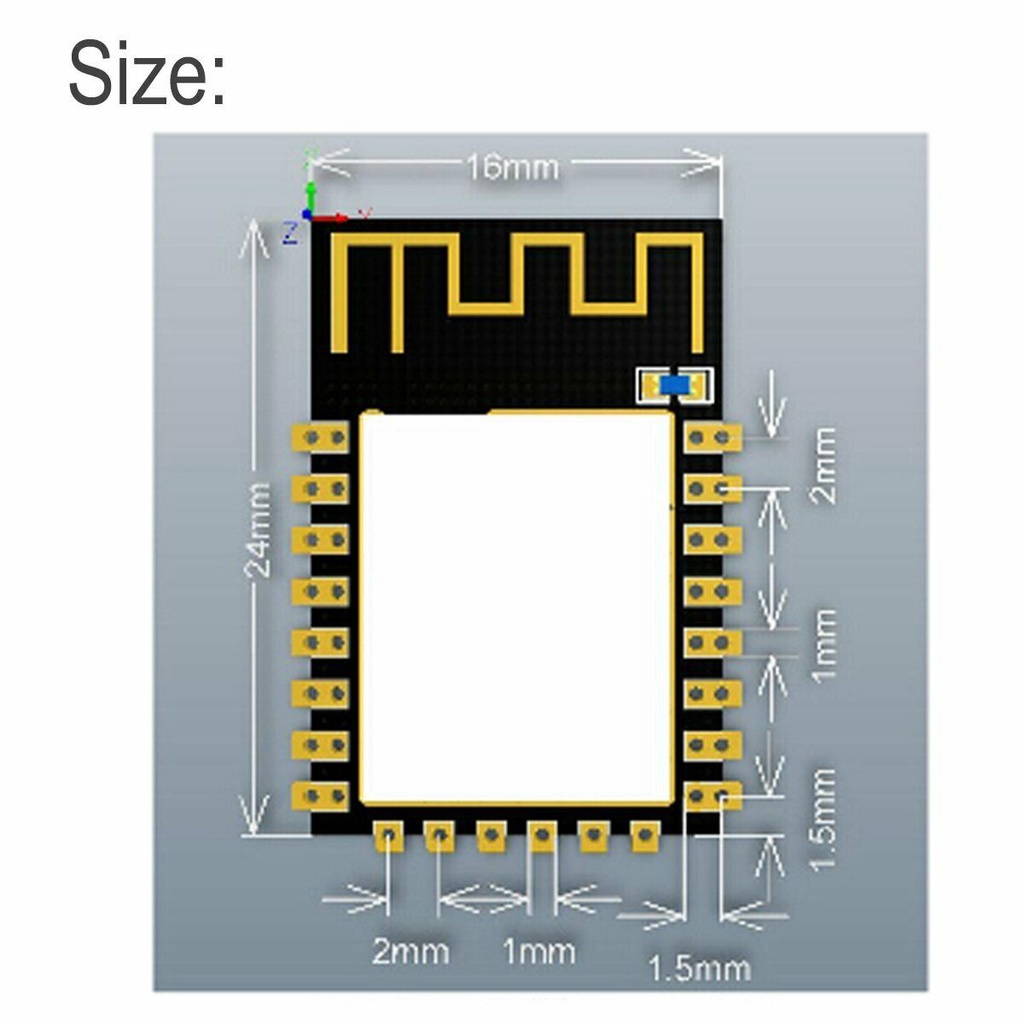 Wi-Fi WiFi Modul ESP8266 ESP-12F ESP12F WLAN Wireless Arduino Raspberry