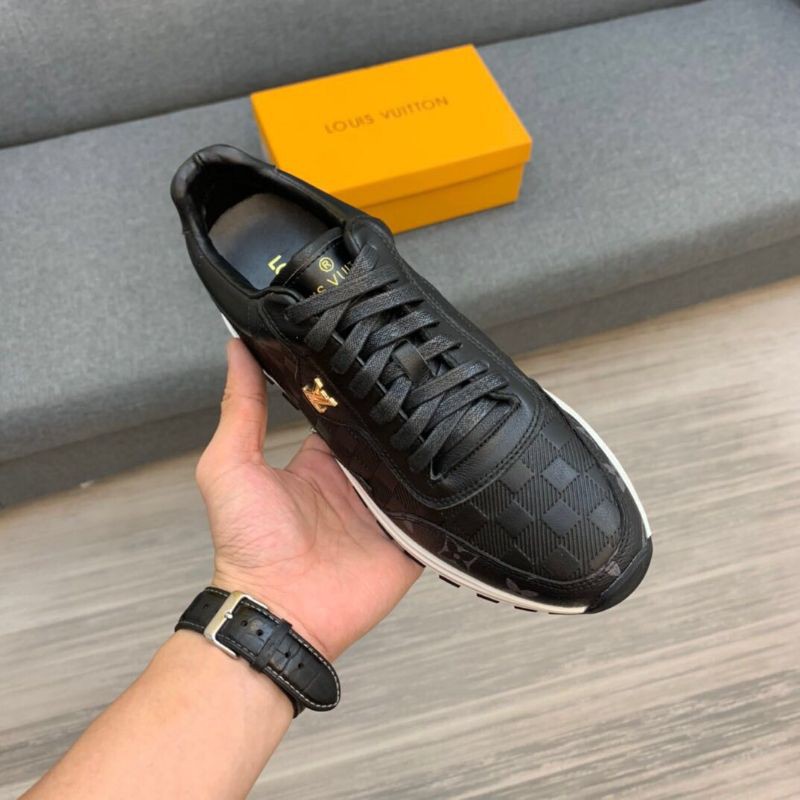 sepatu lv sneaker mirror quality shoes pria