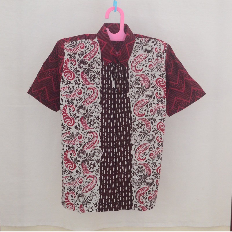 Hem Kemeja Batik Pekalongan Lengan Pendek Primis Cap Pria ...