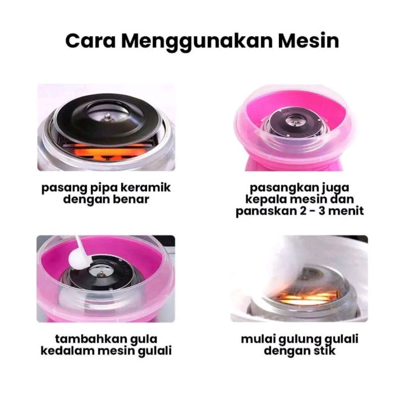 Mesin Pembuat Gulali Kembang Kapas Gula Cotton Candy