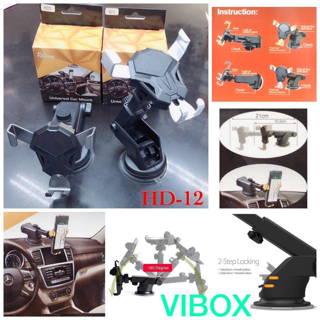 HOLDER MOBIL VIBOX HD09 / HD12 UNIVERSAL DASHBOARD DAN KACA CAR HOLDER VIVAN CHS06 RTCH11S RTC12