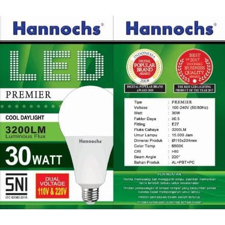 Lampu LED Hannochs Premier 30w 30 watt